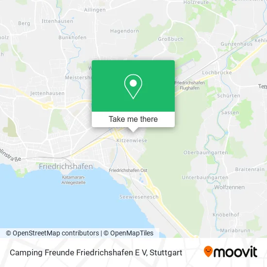 Карта Camping Freunde Friedrichshafen E V