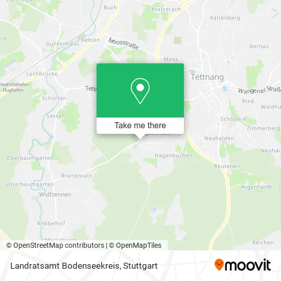 Карта Landratsamt Bodenseekreis