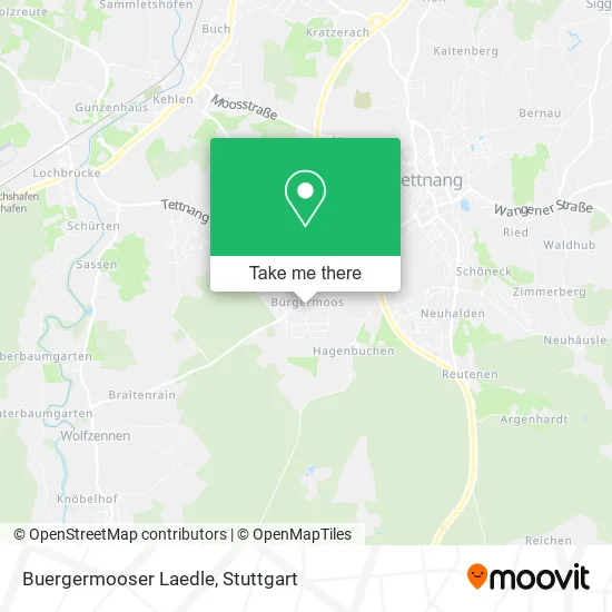 Карта Buergermooser Laedle
