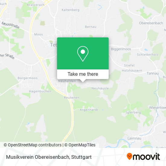 Musikverein Obereisenbach map