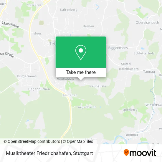 Карта Musiktheater Friedrichshafen