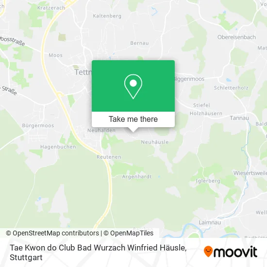 Карта Tae Kwon do Club Bad Wurzach Winfried Häusle
