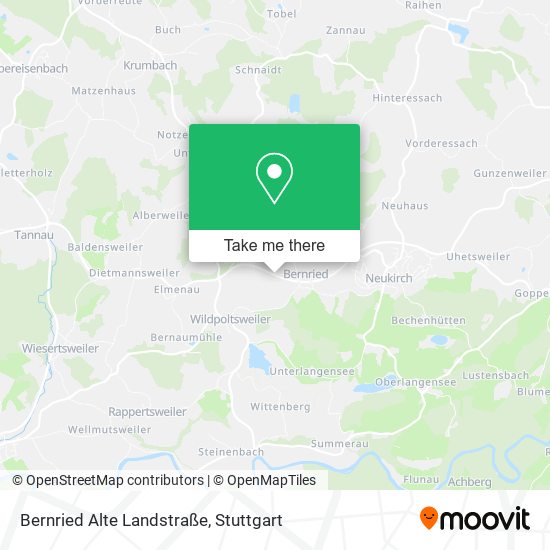 Карта Bernried Alte Landstraße