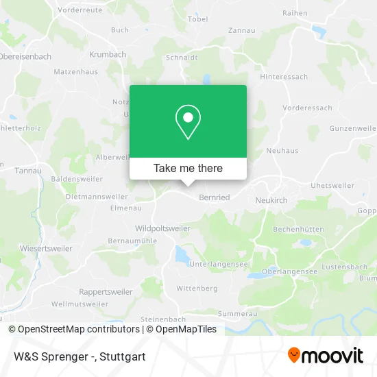 Карта W&S Sprenger -