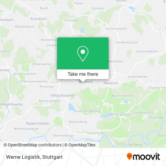 Карта Werne Logistik