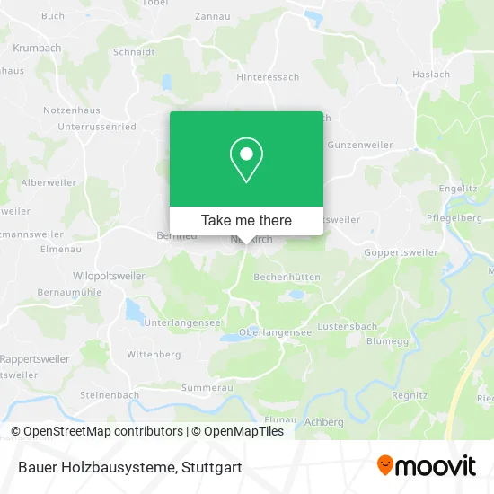 Карта Bauer Holzbausysteme