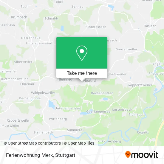 Карта Ferienwohnung Merk