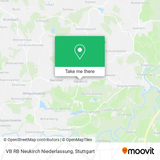 Карта VB RB Neukirch Niederlassung
