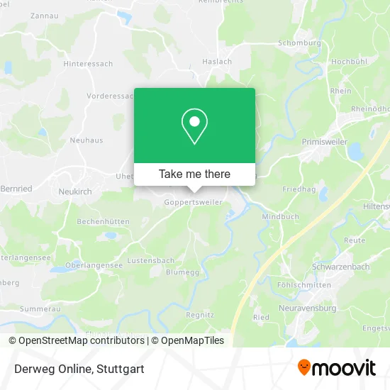 Карта Derweg Online