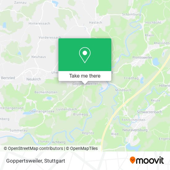 Карта Goppertsweiler