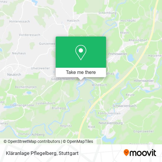 Kläranlage Pflegelberg map
