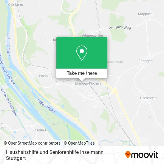 Карта Haushaltshilfe und Seniorenhilfe Inselmann