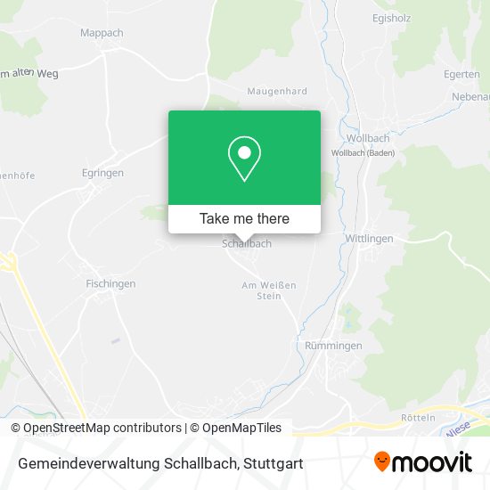 Карта Gemeindeverwaltung Schallbach