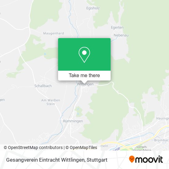 Gesangverein Eintracht Wittlingen map