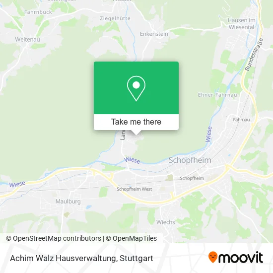 Карта Achim Walz Hausverwaltung