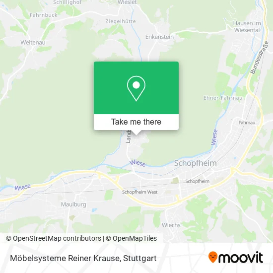 Карта Möbelsysteme Reiner Krause
