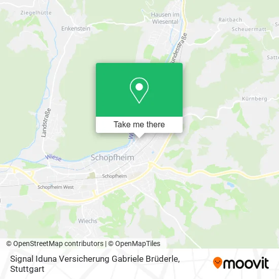 Карта Signal Iduna Versicherung Gabriele Brüderle