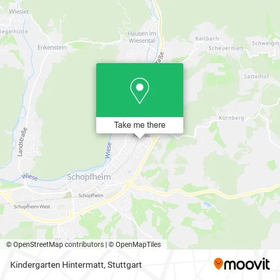 Карта Kindergarten Hintermatt