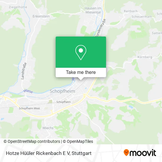 Карта Hotze Hüüler Rickenbach E V
