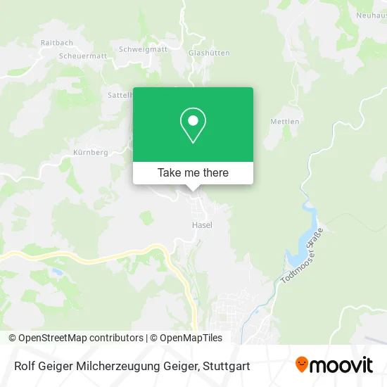 Карта Rolf Geiger Milcherzeugung Geiger
