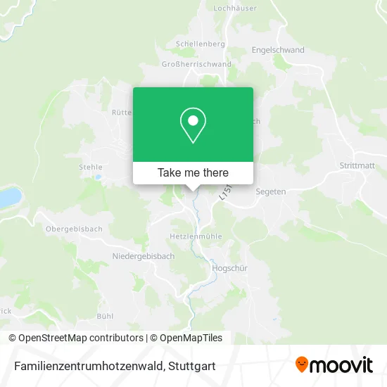 Карта Familienzentrumhotzenwald