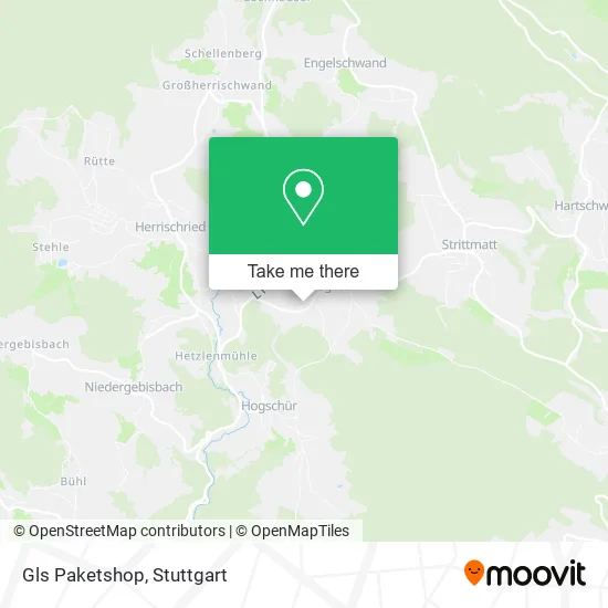 Карта Gls Paketshop