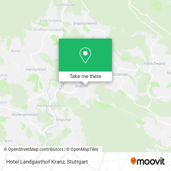 Карта Hotel Landgasthof Kranz