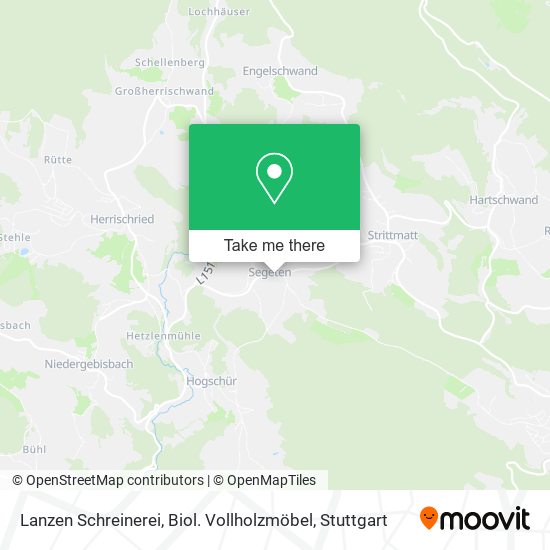 Lanzen Schreinerei, Biol. Vollholzmöbel map