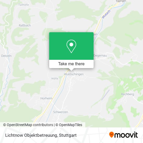 Lichtnow Objektbetreuung map