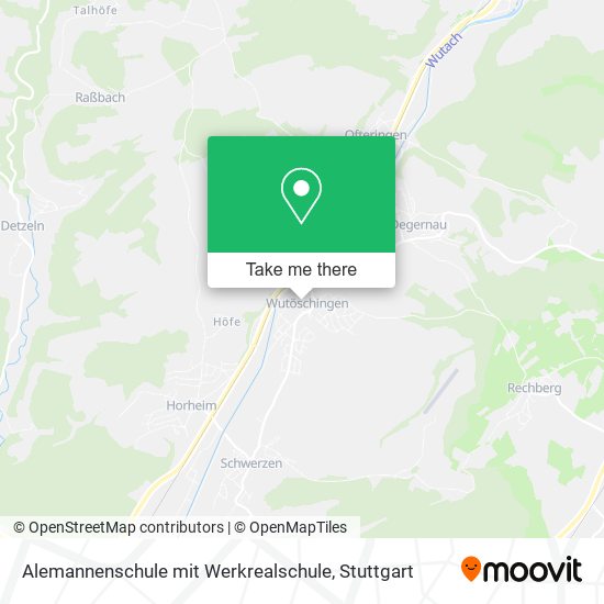Карта Alemannenschule mit Werkrealschule