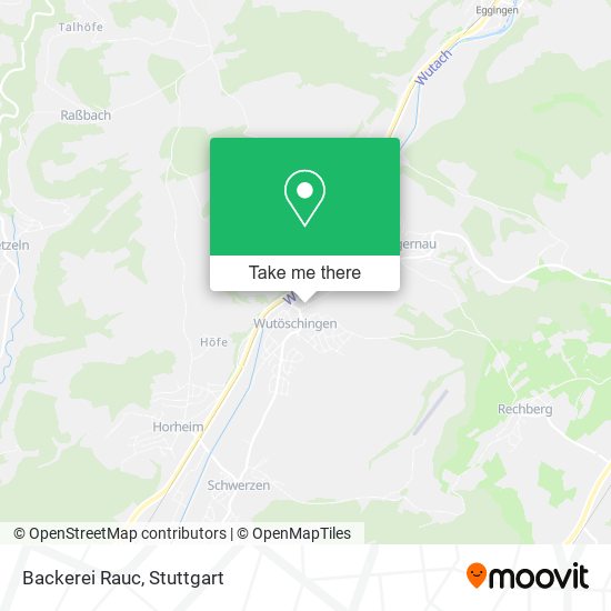 Backerei Rauc map
