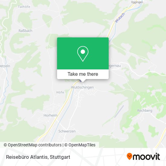 Reisebüro Atlantis map