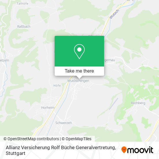 Allianz Versicherung Rolf Büche Generalvertretung map