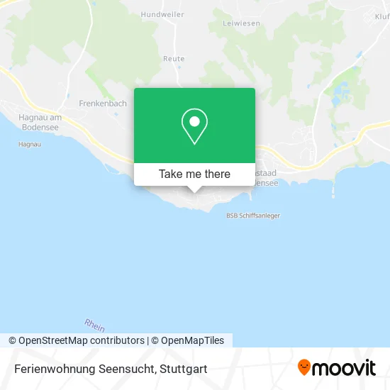 Карта Ferienwohnung Seensucht