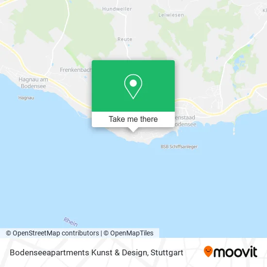 Карта Bodenseeapartments Kunst & Design
