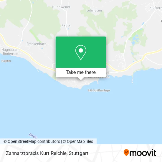 Карта Zahnarztpraxis Kurt Reichle
