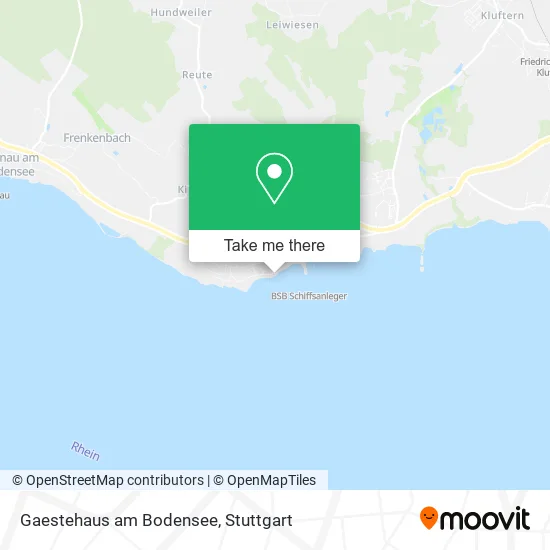 Карта Gaestehaus am Bodensee