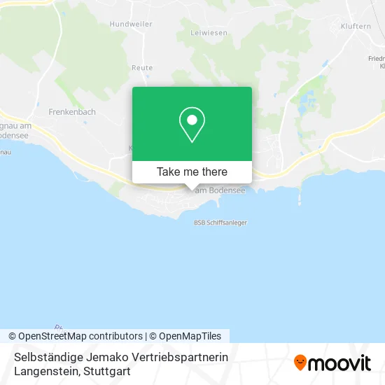 Карта Selbständige Jemako Vertriebspartnerin Langenstein