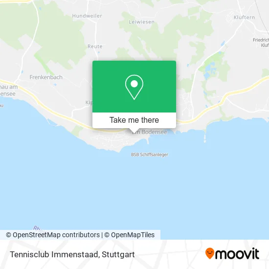 Карта Tennisclub Immenstaad