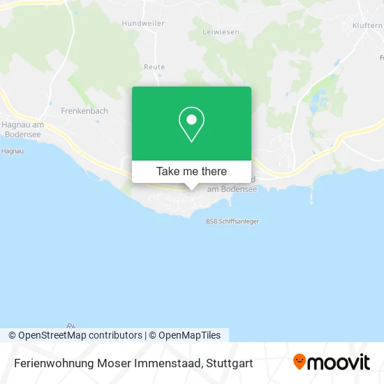 Карта Ferienwohnung Moser Immenstaad