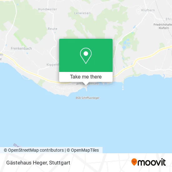 Карта Gästehaus Heger