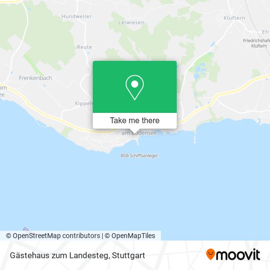 Gästehaus zum Landesteg map
