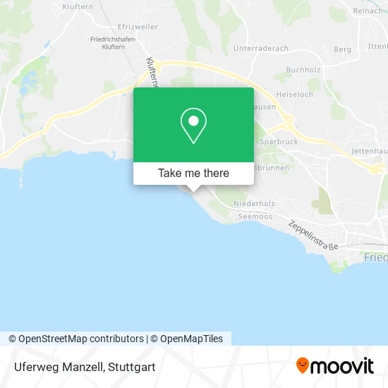 Карта Uferweg Manzell