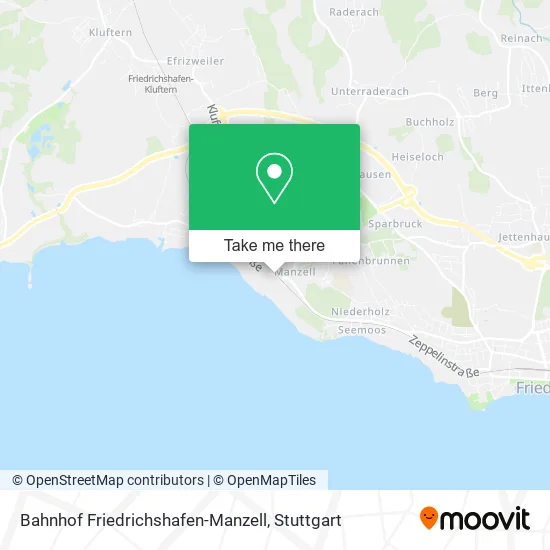 Карта Bahnhof Friedrichshafen-Manzell