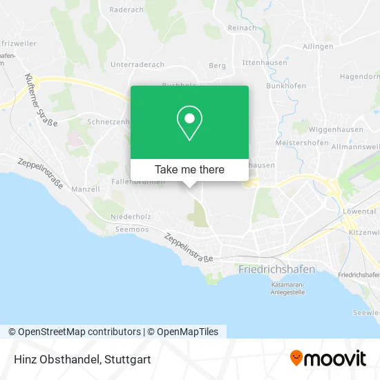 Карта Hinz Obsthandel
