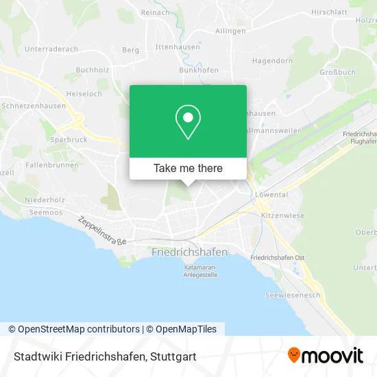 Карта Stadtwiki Friedrichshafen