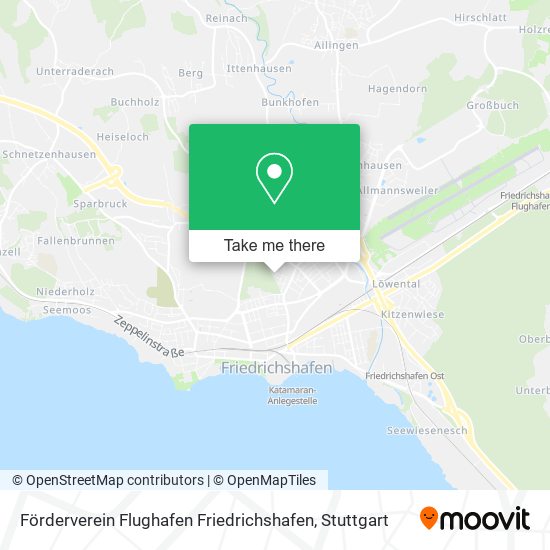 Карта Förderverein Flughafen Friedrichshafen