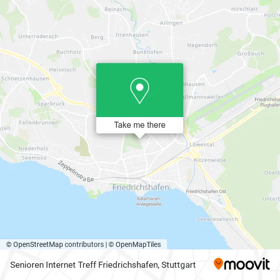 Карта Senioren Internet Treff Friedrichshafen