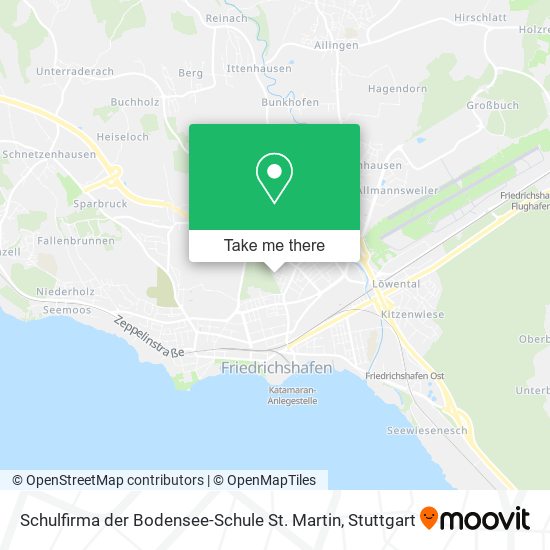 Карта Schulfirma der Bodensee-Schule St. Martin