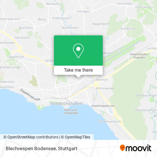 Карта Blechvespen Bodensee